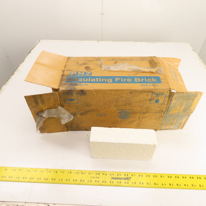 BNZ PA-23 Insulating Fire Brick 2300° 9" x 4.5" x 2.5" x Box Of 11