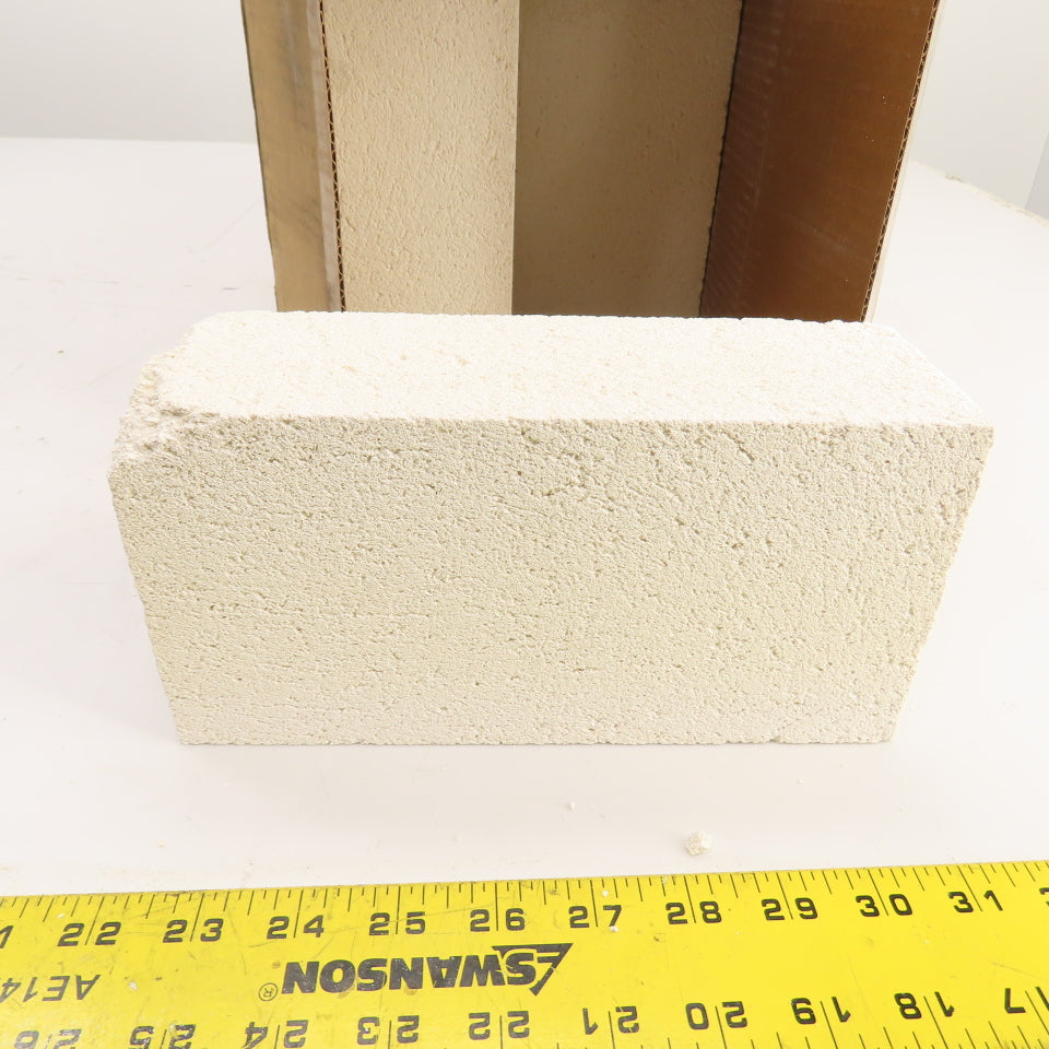 BNZ PA-23 Insulating Fire Brick 2300° 9" x 4.5" x 3" x Box Of 10