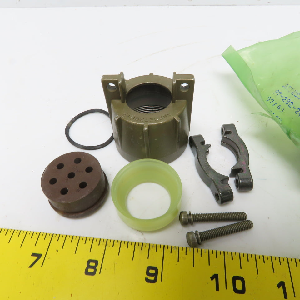 Amphenol BCO 97/43 97-282-24-2 Circular Connector Plug 7 pin Lot of 2