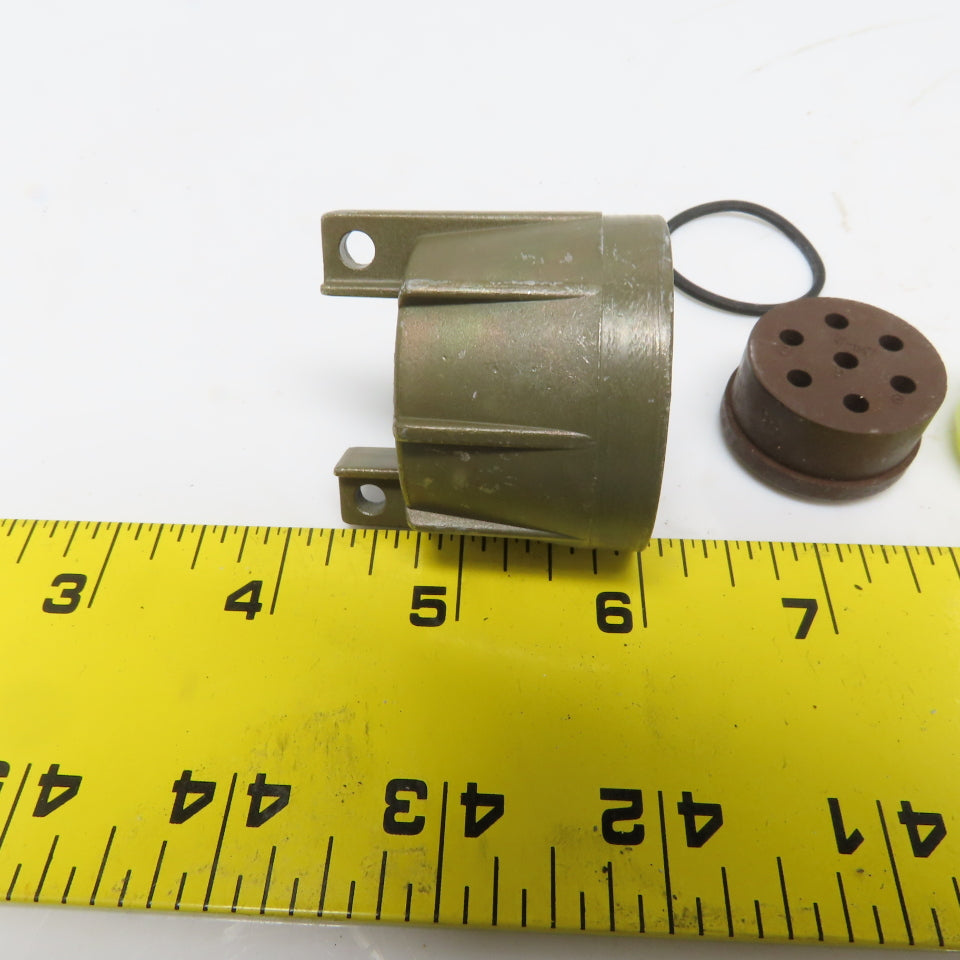 Amphenol BCO 97/43 97-282-24-2 Circular Connector Plug 7 pin Lot of 2