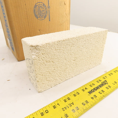 BNZ PA-23 Insulating Fire Brick 2300° 9" x 4.5" x 2.5" x Box Of 12