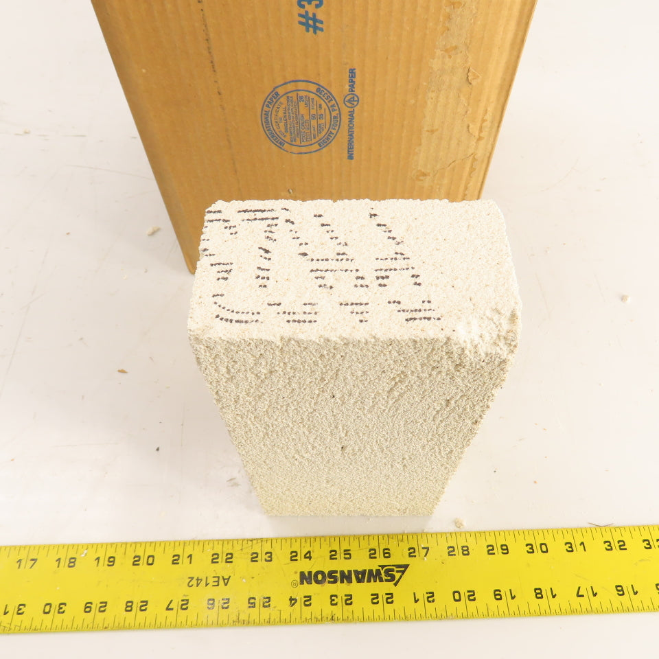 BNZ PA-23 Insulating Fire Brick 2300° 9" x 4.5" x 2.5" x Box Of 12
