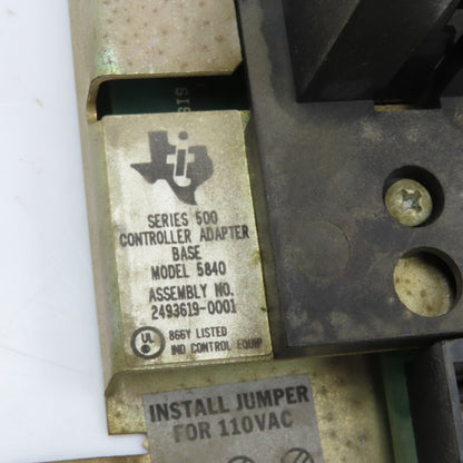 Texas Instruments 500-5840 Series 500 Controller Adapter Base