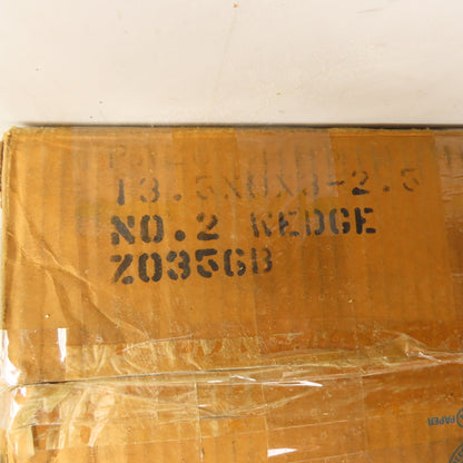 BNZ PA-26 No. 2 Wedge Insulating Fire Brick 2600° 13.5 x 9 x 3-2.5" Box Of 8