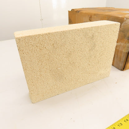BNZ PA-26 No. 2 Wedge Insulating Fire Brick 2600° 13.5 x 9 x 3-2.5" Box Of 8