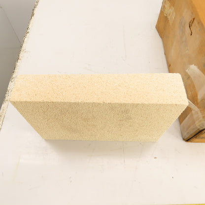 BNZ PA-26 No. 2 Wedge Insulating Fire Brick 2600° 13.5 x 9 x 3-2.5" Box Of 8