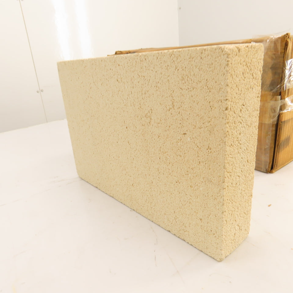 BNZ PA-26 No. 2 Wedge Insulating Fire Brick 2600° 13.5 x 9 x 3-2.5" Box Of 8