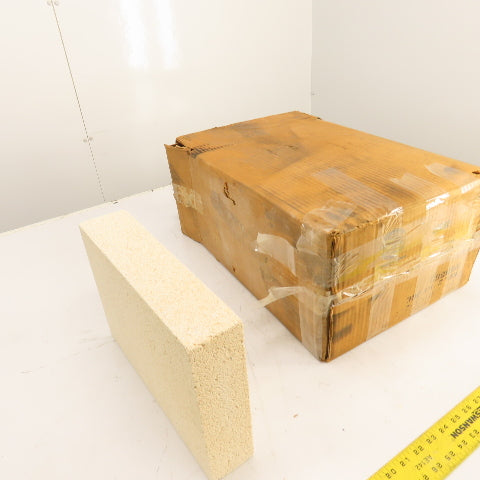 BNZ PA-26 No. 2 Wedge Insulating Fire Brick 2600° 13.5 x 9 x 3-2.5" Box Of 8