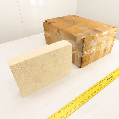 BNZ PA-26 No. 2 Wedge Insulating Fire Brick 2600° 13.5 x 9 x 3-2.5" Box Of 8