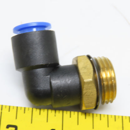 SMC S'Pore Push-to-connect 10mm X 1/2"-14 Male 90° Elbow Lot of 5