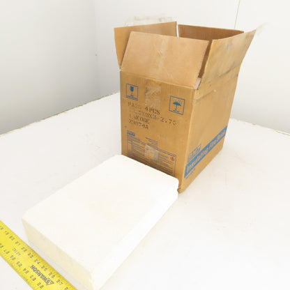 BNZ PA-26 No. 1 Wedge Insulating Fire Brick 2600° 13.5 x 9 x 3-2.75" Box Of 4