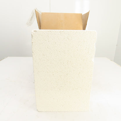 BNZ PA-26 No. 1 Wedge Insulating Fire Brick 2600° 13.5 x 9 x 3-2.75" Box Of 4