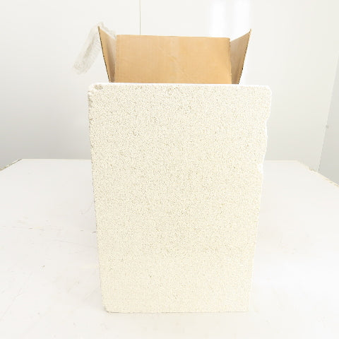 BNZ PA-26 No. 1 Wedge Insulating Fire Brick 2600° 13.5 x 9 x 3-2.75" Box Of 4
