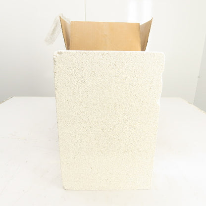 BNZ PA-26 No. 1 Wedge Insulating Fire Brick 2600° 13.5 x 9 x 3-2.75" Box Of 4