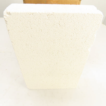 BNZ PA-26 No. 1 Wedge Insulating Fire Brick 2600° 13.5 x 9 x 3-2.75" Box Of 4