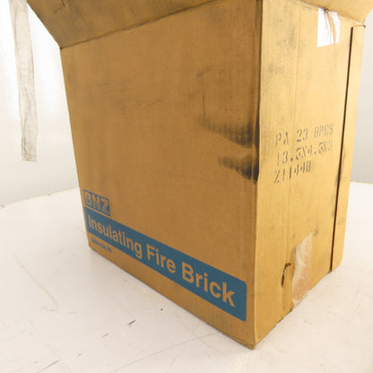 BNZ PA-23 Insulating Fire Brick 2300° 13.5" x 4.5" x 3" Box Of 8