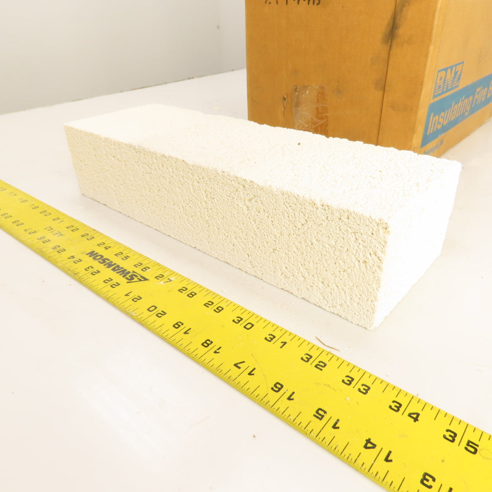 BNZ PA-23 Insulating Fire Brick 2300° 13.5" x 4.5" x 3" Box Of 8