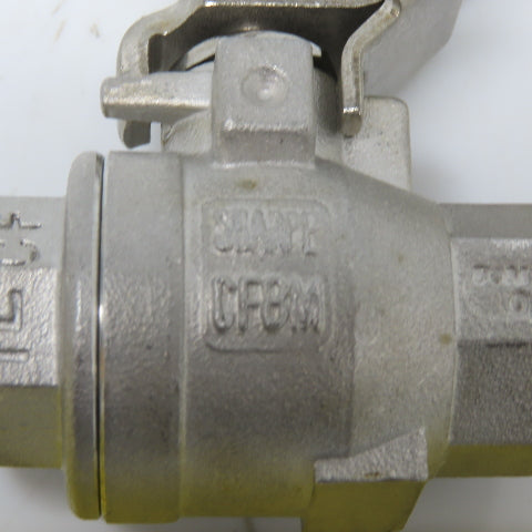 Sharpe CF8M 3/8" FNPT Stainless Steel Full Port Ball Valve 1000 CWP
