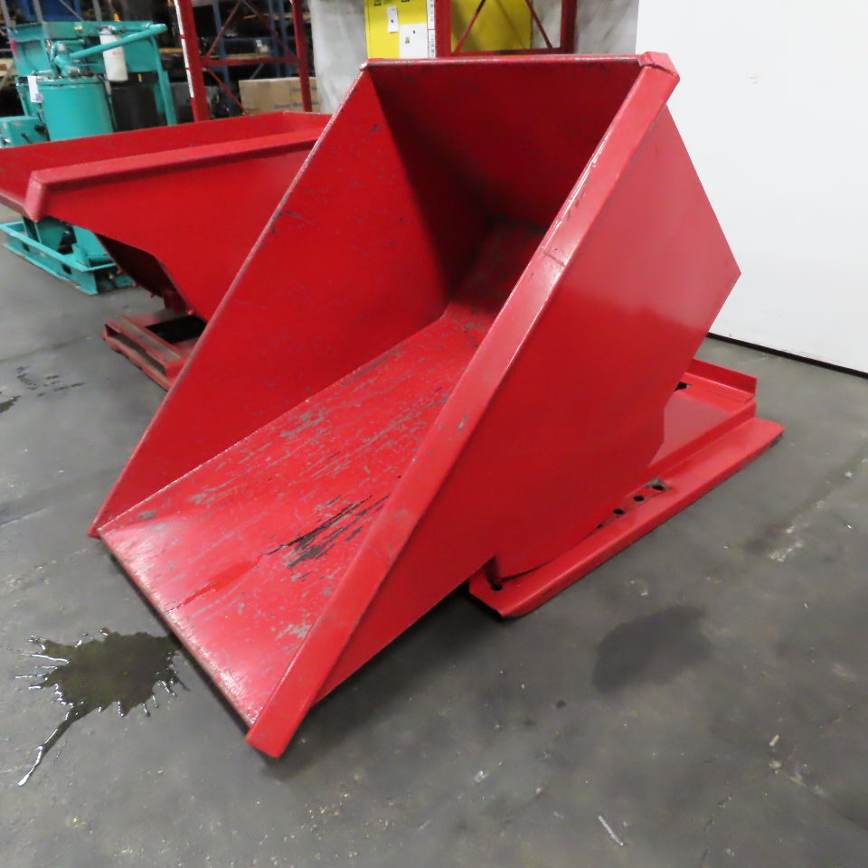 1 Cubic Yard Self Dumping Trash Scrap Hopper 6000Lbs. (Galbreath Style)