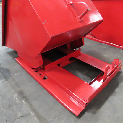 1 Cubic Yard Self Dumping Trash Scrap Hopper 6000Lbs. (Galbreath Style)