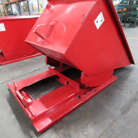 1 Cubic Yard Self Dumping Trash Scrap Hopper 6000Lbs. (Galbreath Style)