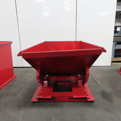 1 Cubic Yard Self Dumping Trash Scrap Hopper 6000Lbs. (Galbreath Style)