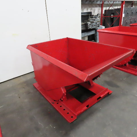 1 Cubic Yard Self Dumping Trash Scrap Hopper 6000Lbs. (Galbreath Style)