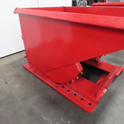 1 Cubic Yard Self Dumping Trash Scrap Hopper 6000Lbs. (Galbreath Style)