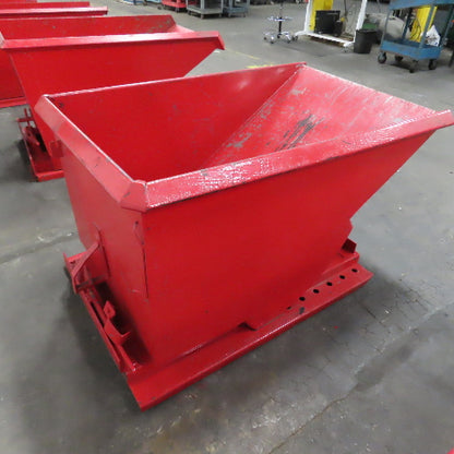 1 Cubic Yard Self Dumping Trash Scrap Hopper 6000Lbs. (Galbreath Style)