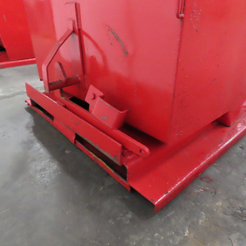 1 Cubic Yard Self Dumping Trash Scrap Hopper 6000Lbs. (Galbreath Style)