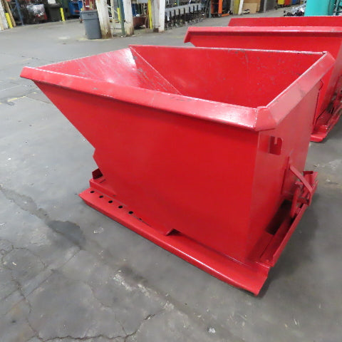 1 Cubic Yard Self Dumping Trash Scrap Hopper 6000Lbs. (Galbreath Style)