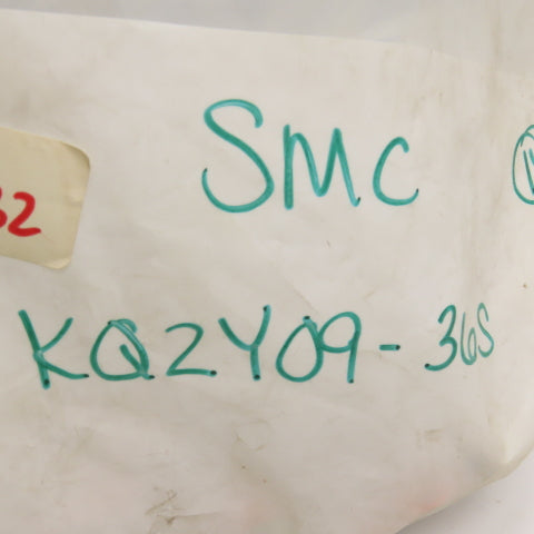 SMC KQ2Y09-36S 3/8" NPT x 5/16" Push To Connect Nylon Run Tee Lot Of 4