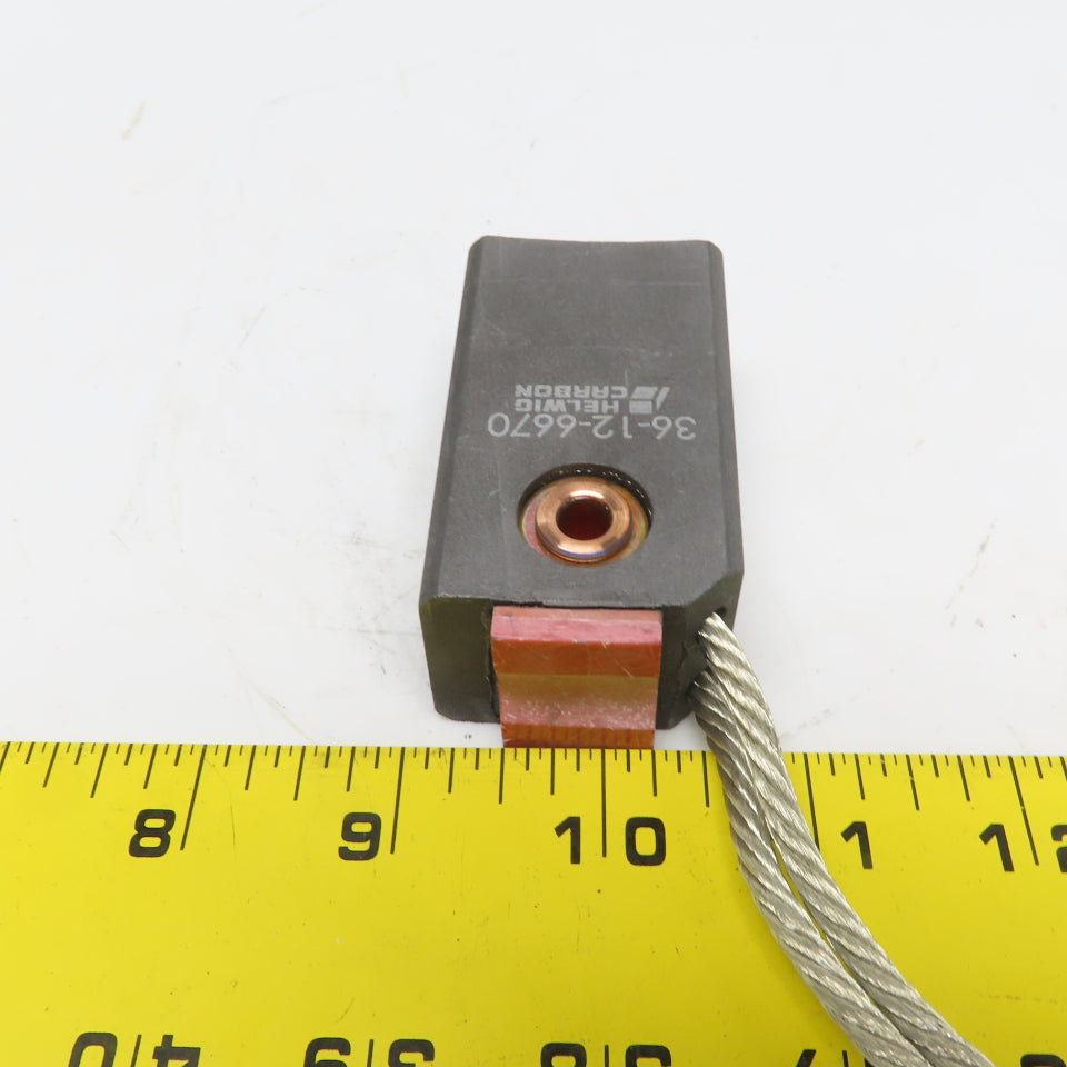 Helwig 36-12-6670 Carbon Electric Motor Brush 2-5/8" x 1.50" x 1-125"