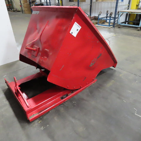 Roura 1 Cubic Yard Self Dumping Trash Scrap Hopper