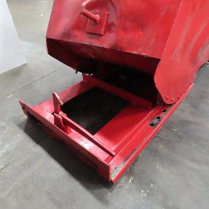 Roura 1 Cubic Yard Self Dumping Trash Scrap Hopper