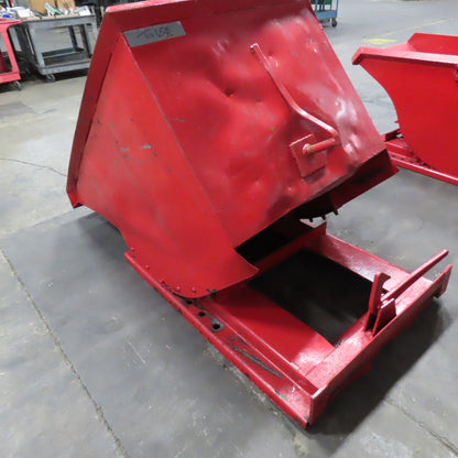 Roura 1 Cubic Yard Self Dumping Trash Scrap Hopper