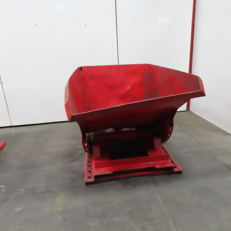 Roura 1 Cubic Yard Self Dumping Trash Scrap Hopper