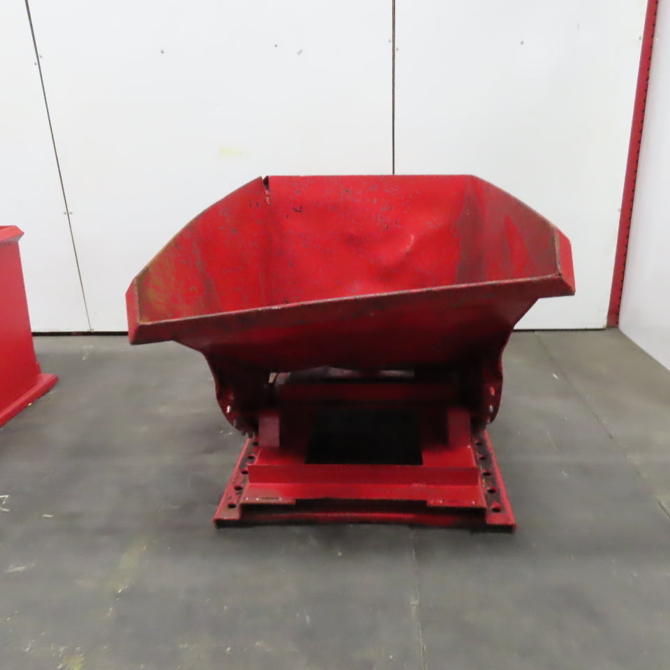 Roura 1 Cubic Yard Self Dumping Trash Scrap Hopper