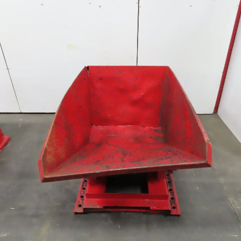 Roura 1 Cubic Yard Self Dumping Trash Scrap Hopper