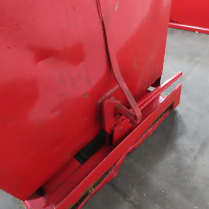 Roura 1 Cubic Yard Self Dumping Trash Scrap Hopper