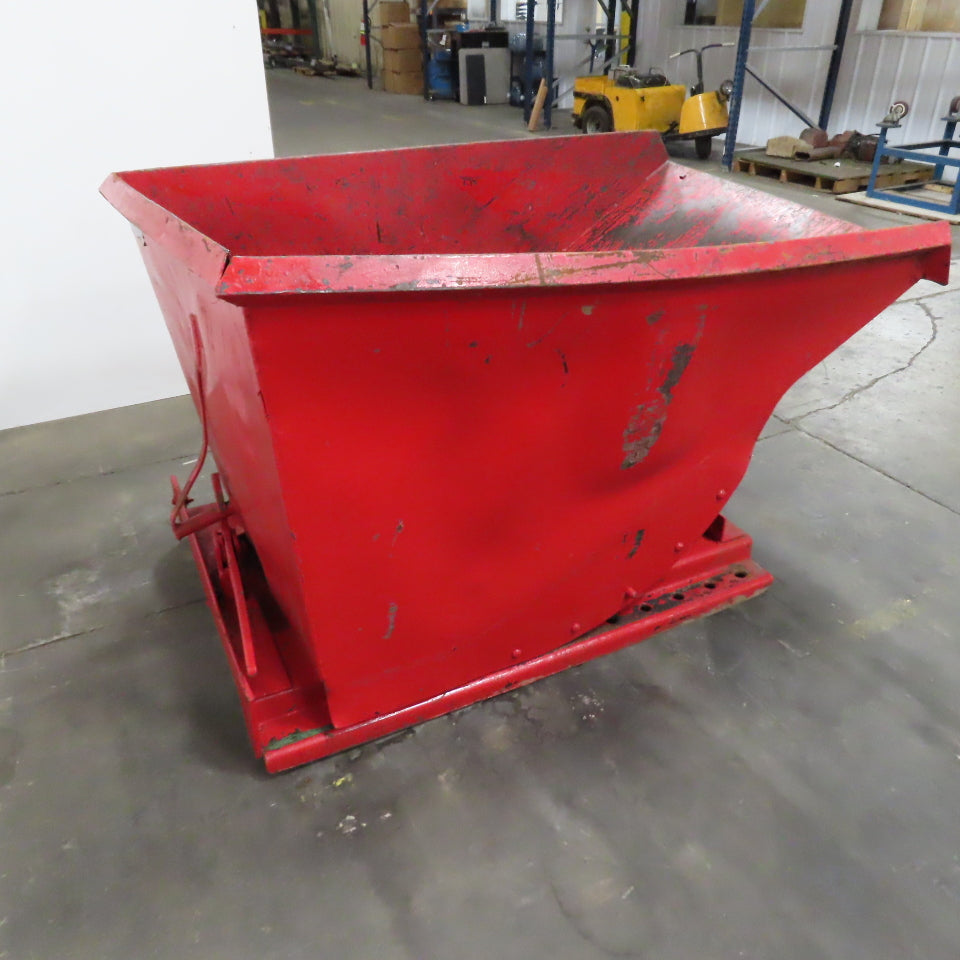 Roura 1 Cubic Yard Self Dumping Trash Scrap Hopper