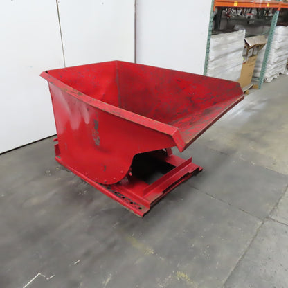 Roura 1 Cubic Yard Self Dumping Trash Scrap Hopper