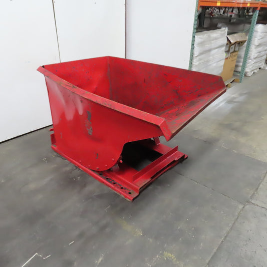 Roura 1 Cubic Yard Self Dumping Trash Scrap Hopper