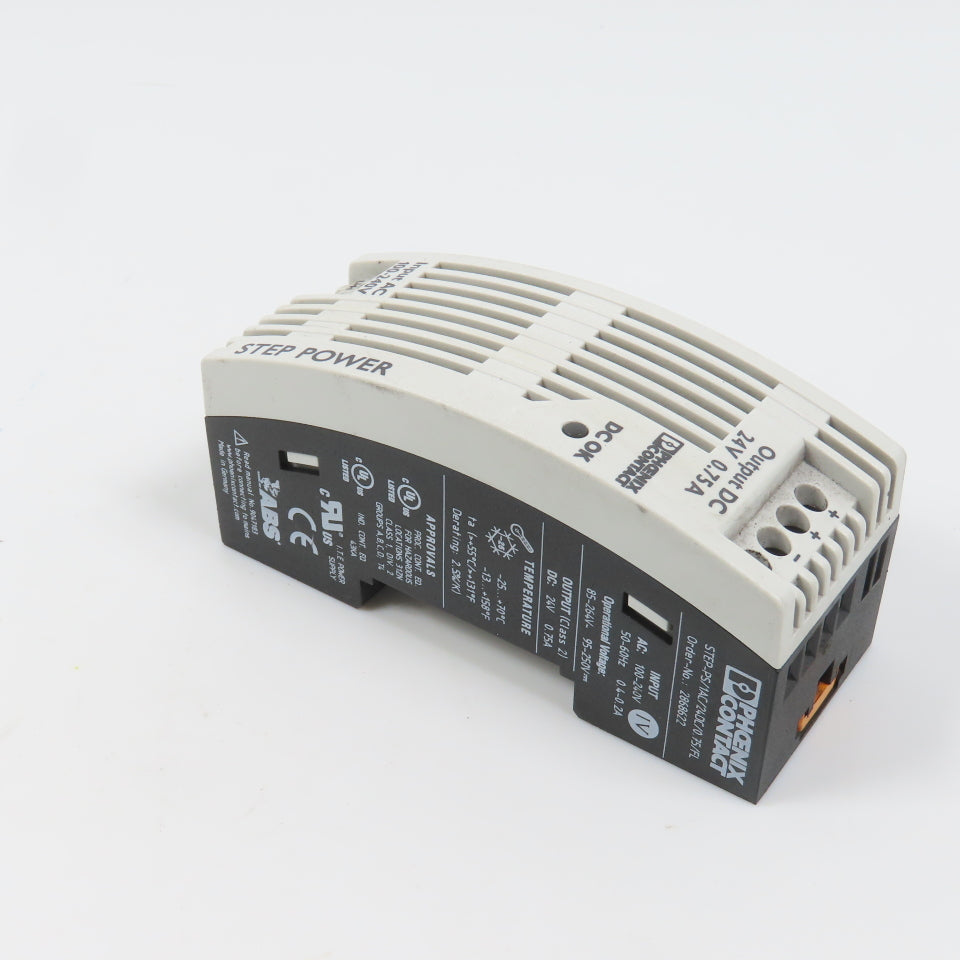 Phoenix Contact STEP-PS/1AC/24DC/0.75/FL 24V DC 0.75A Power Supply 100-240V AC