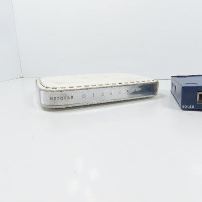 Netgear GS608v3 & GS108v4 8-Port Ethernet Switches W/ 1 Power Supply Lot Of 2