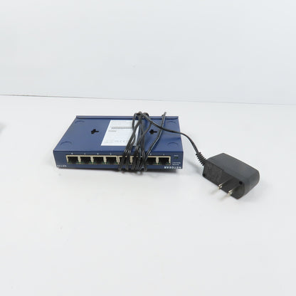 Netgear GS608v3 & GS108v4 8-Port Ethernet Switches W/ 1 Power Supply Lot Of 2