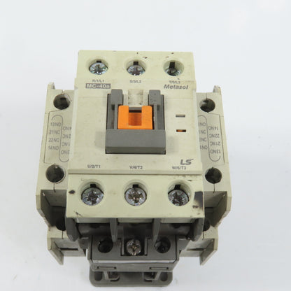 LS MC-40a Metasol 30HP 40A Power Contactor 24V DC Coil