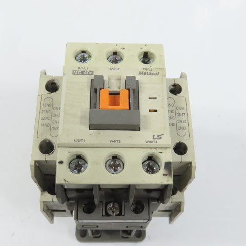 LS MC-40a Metasol 30HP 40A Power Contactor 24V DC Coil