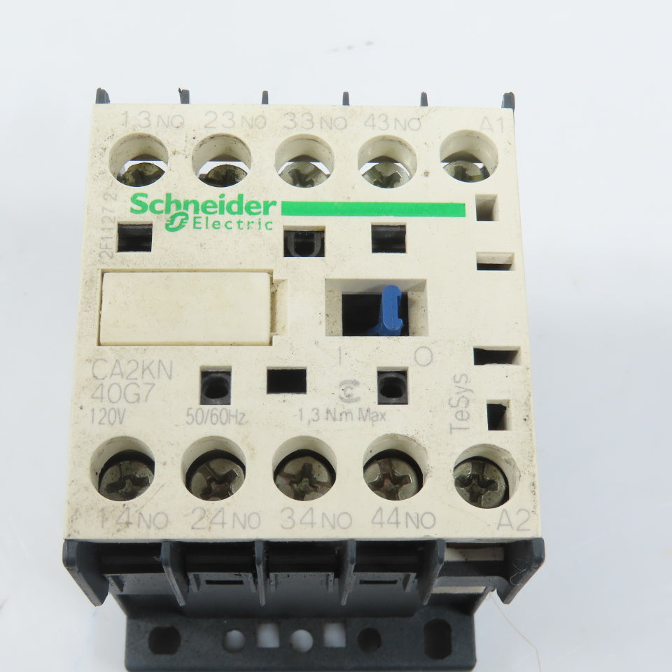 Schneider CA2KN 40G7 TeSys 120V Control Relay (4NO)