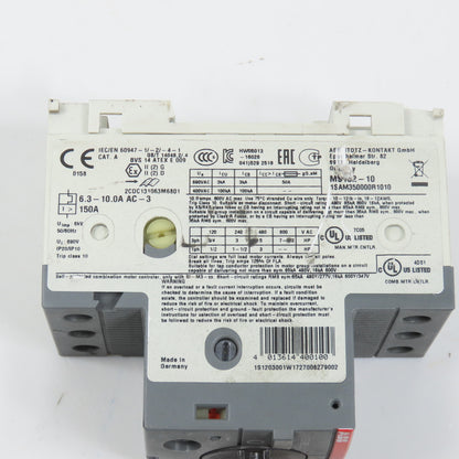 ABB MS132-10 Manual Motor Starter Circuit Protector 6.3-10A